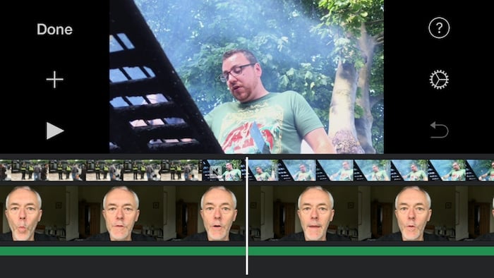 iOS iMovie screenshot